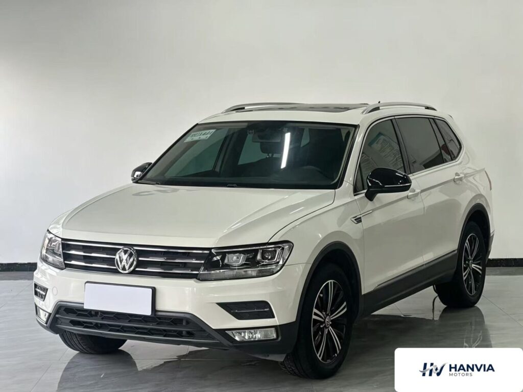 Used 2019 Volkswagen Tiguan L, White — car for export from China