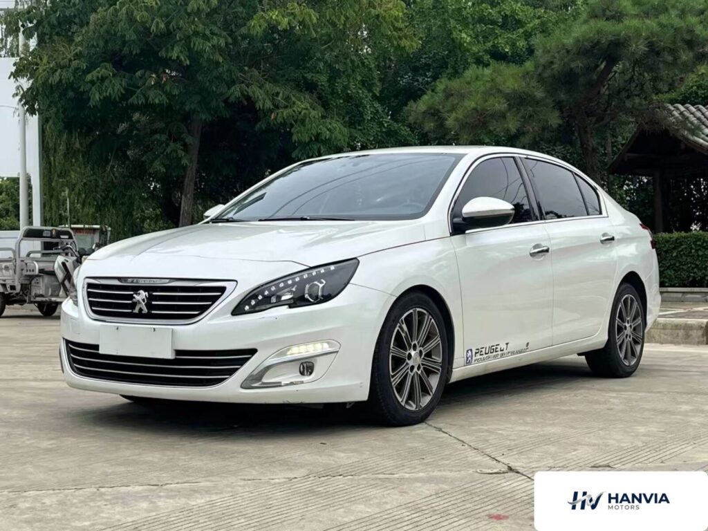 Used 2014 Peugeot 408, White — car for export from China