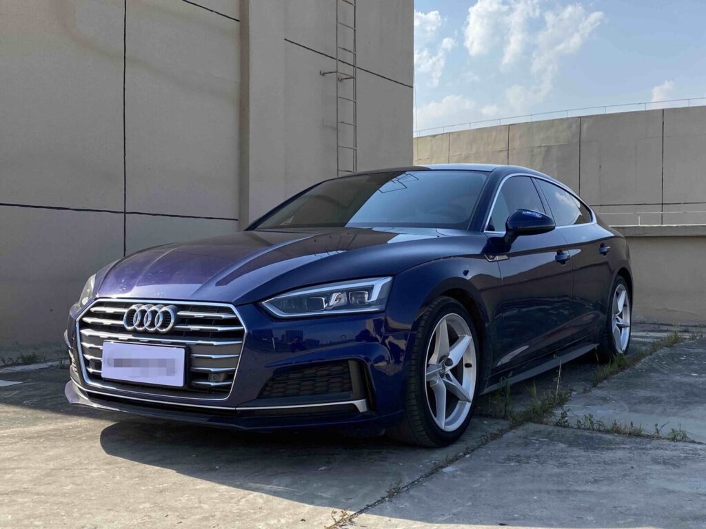Used 2019 Audi A5, Navarra Blue — car for export from China