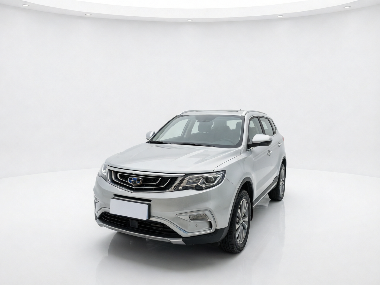Used 2016 Geely Boyue, Pearl Silver — car for export from China
