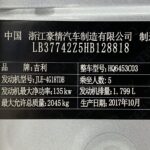 Used 2016 Geely Boyue, Pearl Silver — car for export from China (photo 9)